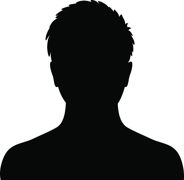 Male avatar, Vector illustration on white background